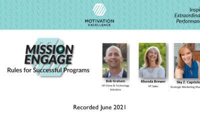 Mission Engage; Rules for Successful Programs