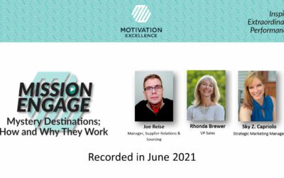 Mission Engage; Mystery Destinations, How and Why they Work